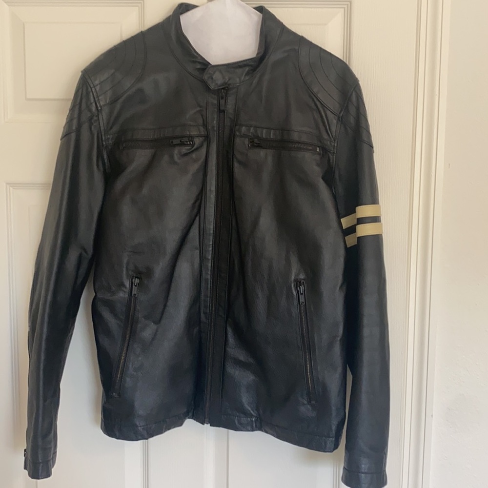 Genuine Leather Motorcycle Jacket